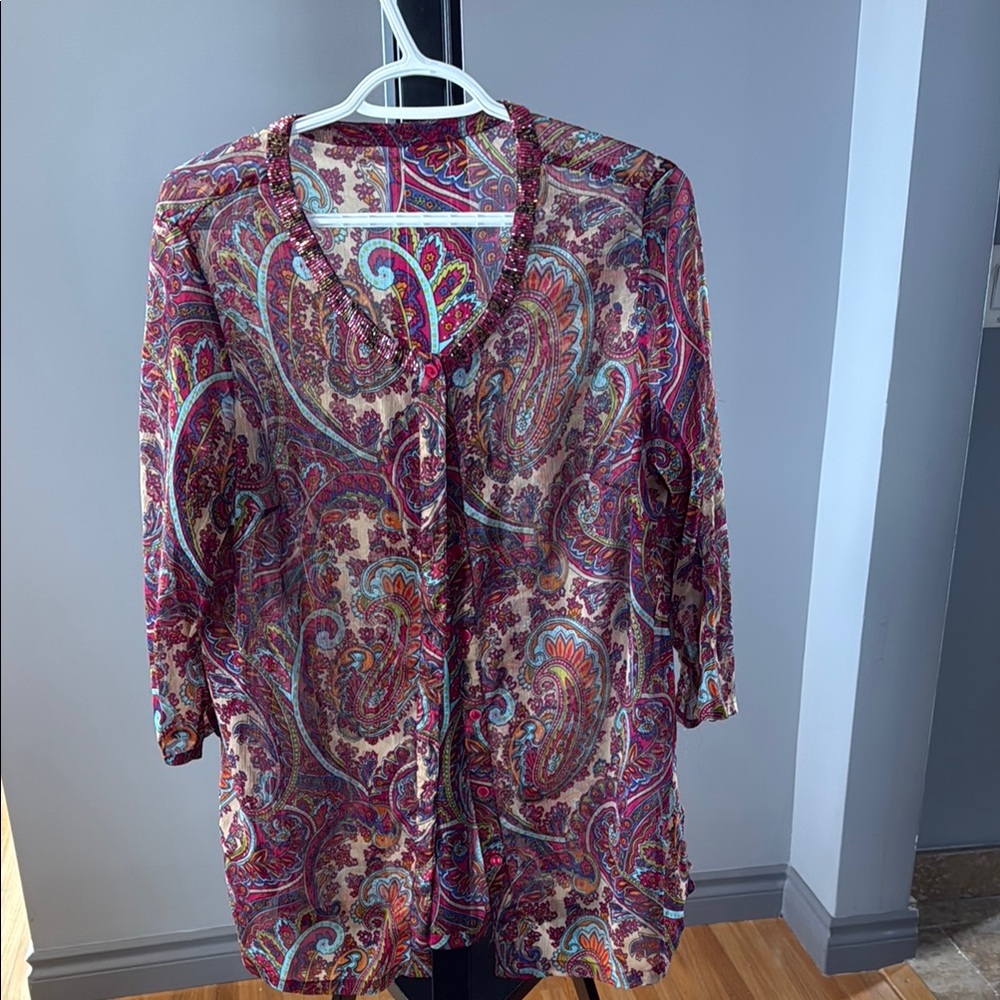 Bohemian Swim Coverup. 532
